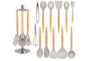 China Fda Approved Silicone Cooking Utensils Kitchen Utensil Set Multifunction wholesale