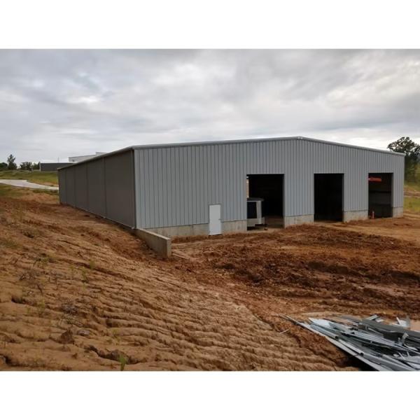 Hotel Warehouse Prefab Building Large Span Steel Structure Industrial Design