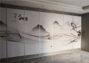 China Fireproof Board Office Room Sliding Partition Wall Sound Proof wholesale