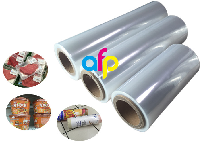 Custom Printing POF Clear Shrink Film , 12 - 30 Mic Thickness Heat Shrink Wrap Film