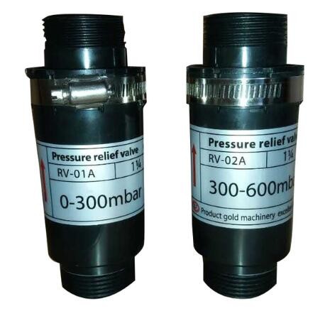 1.25 Inch Plastic Air Blower Pressure Relief Valve For The Emergency Discharge