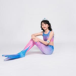 China Colorful Unicorn Mermaid Tails For Swimming With Flower Monofin Fade - Resistant wholesale