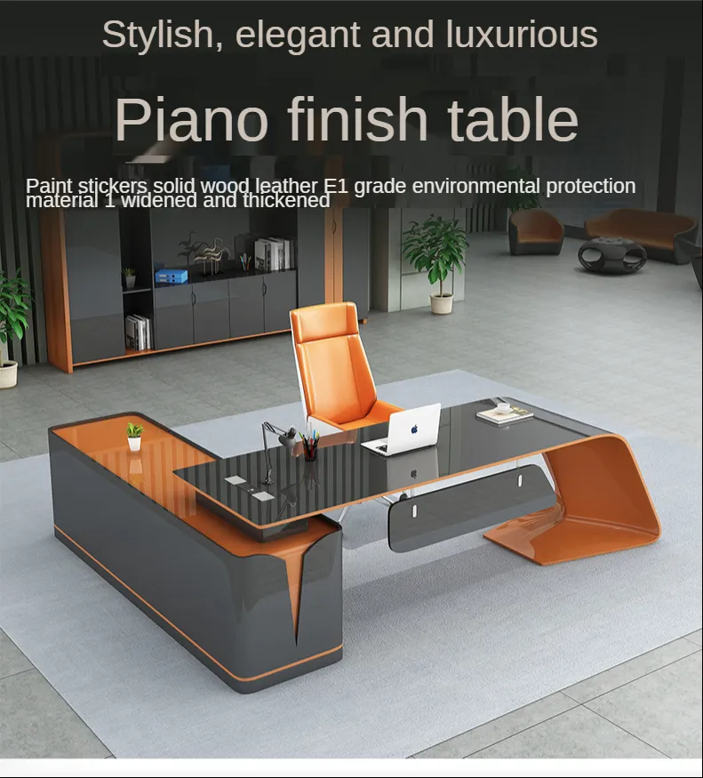 Convertible Executive Desk for CEO Office Executive Office Furniture Collection