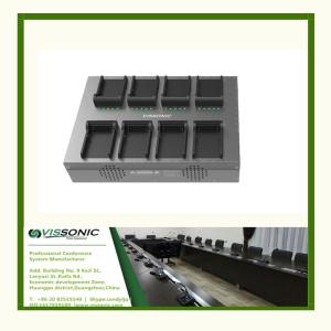 China Lightweight Charger Box For Audio Conference Microphone Unit Battery 8pcs Battery Charger In One Time wholesale