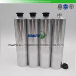 Body Lotion Collapsible Metal Tube , Beauty Empty Aluminum Cosmetic Tubes