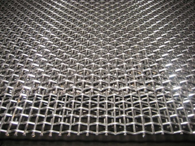 Sand Gravel Crusher Hooked Vibrating Sieve Screen Wire Mesh Square Hole Shape