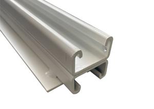 China Wing Double Back Unistrut 41x41 Slotted Channel Powder Coating wholesale