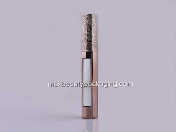 cosmetic packaging plastic lip gloss tube liquid lipstick tube AS PETG PCTA PMMA