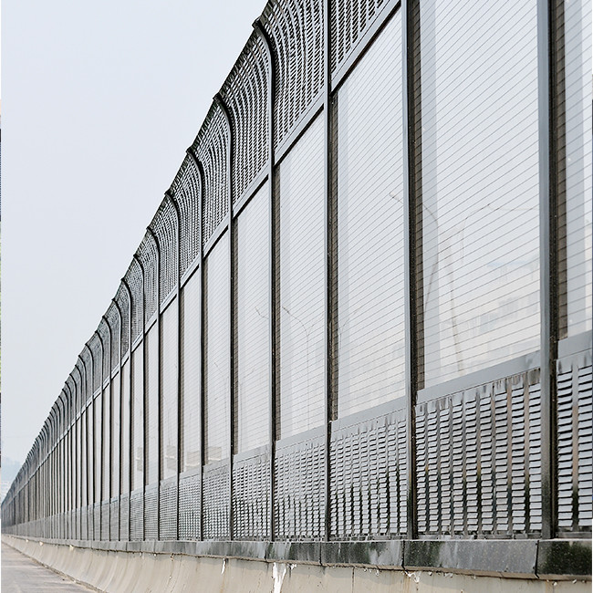 Unti Yellow 8mm 12mm Plexiglass Transparent Noise Barrier Fence