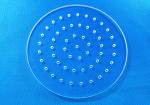 Bright Precision Glass Machining Long Lifespan Light Weight UV Transparency