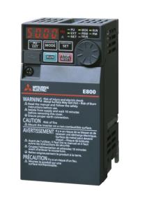China FR-E800 Mitsubishi Electric Inverter 1 Phase 50Hz 0.75kW 240V E820S-0050-4-60 wholesale