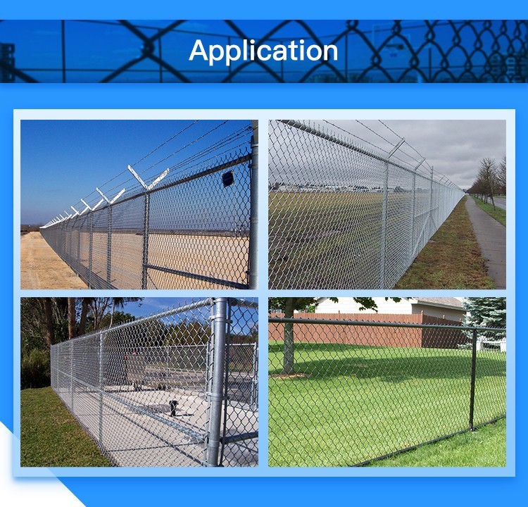 Twist Edge 2.5mm Steel Chain Link Fencing With Hot Dipped Galvanized