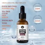 1oz/30ml OEM Organic Tea Tree Relief Essence Face Serum Repair Acne Pimple