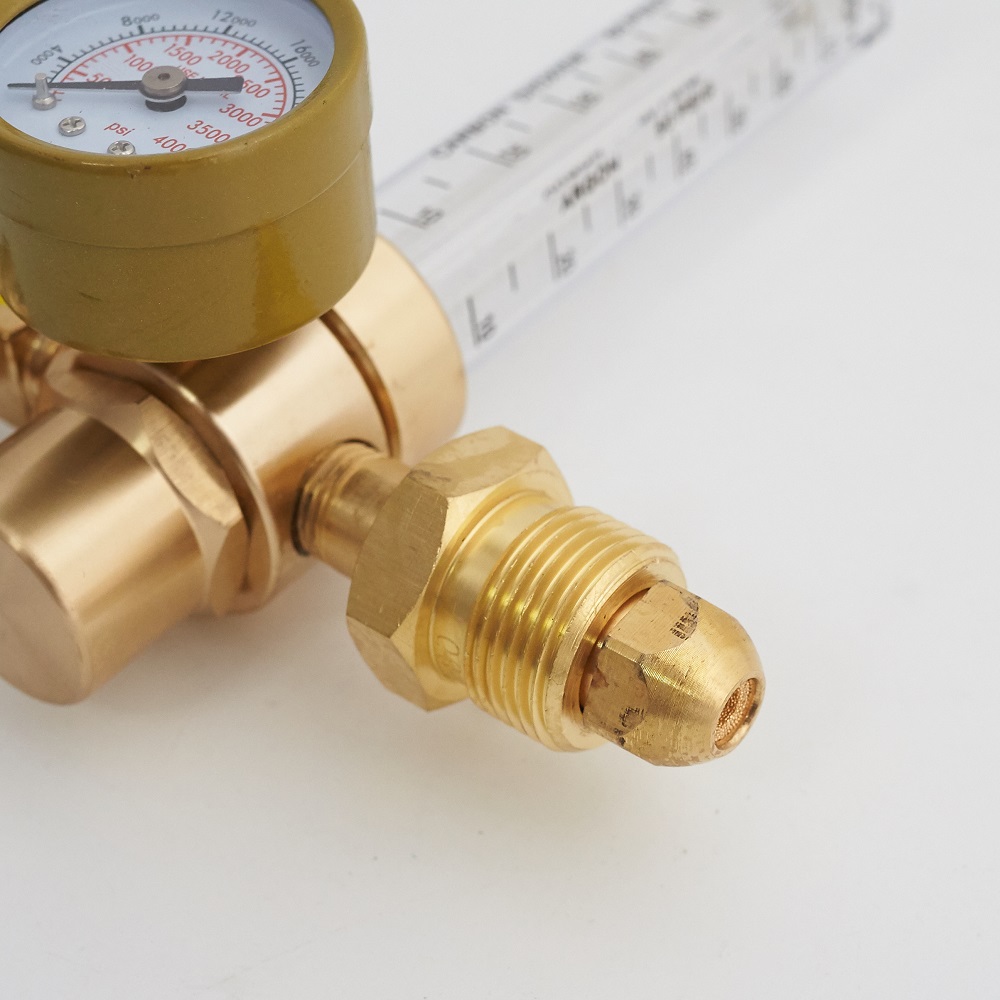 CO2 Argon Gas Regulator Flowmeter for Welding Machine Mig Tig Safety Structure