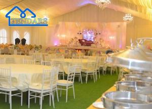 China 1000 Capacity Marquee Party Event House Tent Fame Retardant DIN4102 Big Outdoor Wedding Tents wholesale