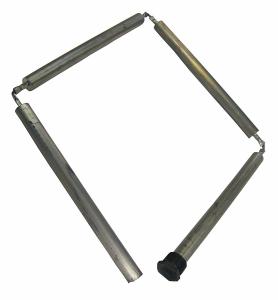China Cathodic Protection Aluminum Anode FLEX 44 Density 2.7 G/Cm3 Length For Seawater And Offshore Structures wholesale
