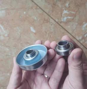 China Stampeded Flanged Conveyor Roller Bearings 6202zz 10mm-47mm wholesale