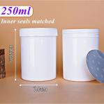 Skincare Plastic Lotion Jars PP cosmetic jar 150ml 250ml Jars For Creams And