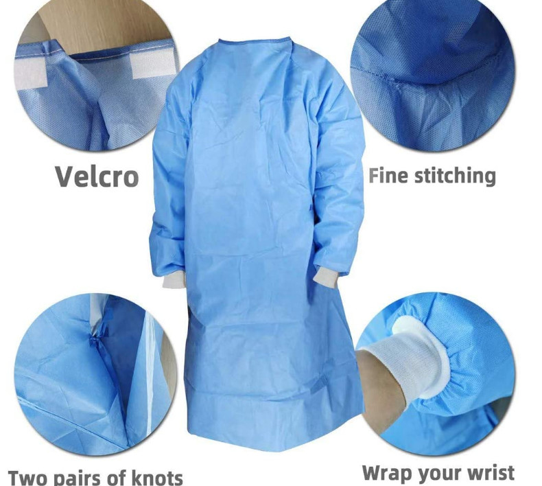 Sterile Water Impervious Isolation Disposable Surgical Gown