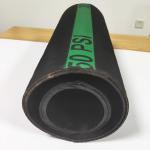 4" Rubber Dry Cement Hose Heavy Duty Black Color Abrastion Resistant
