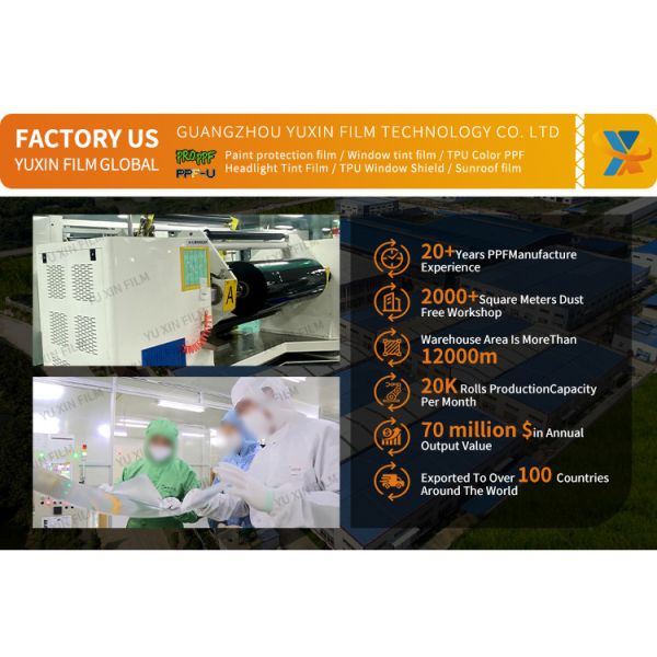 TPU Colored PPF Change Auto Paint protection Film Anti-yellowing 7.5mil Car Wrap Film