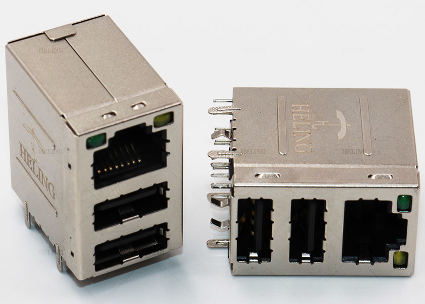 Brass Shielded Usb 2.0 To Rj45 MU88-B031-CRL101