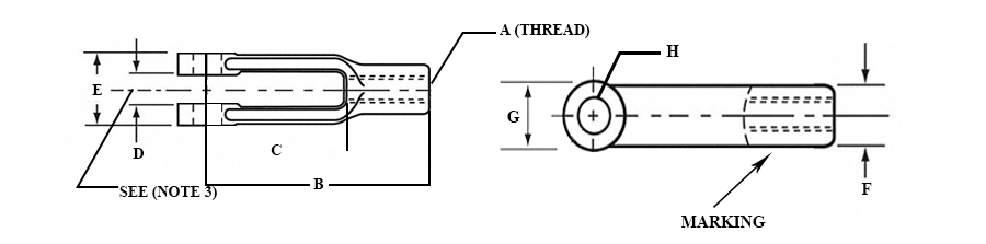 High Precision Carbon Steel Drop Forged Clevis Threaded Yoke Ends for Custom Orders