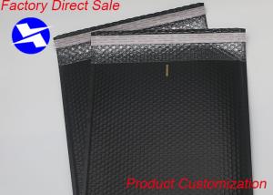 China Shock Resistance Poly Mailers Envelopes Bags 6*9&quot; Inches Black Printing Logo wholesale
