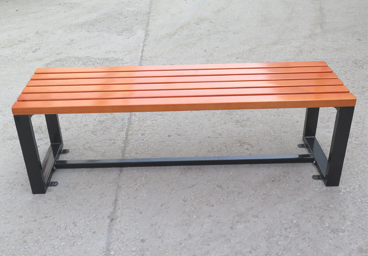 Factory Outlet cheap price high quality Outdoor Leisure Garden Metal Wooden Bench Seat