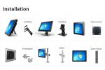 19 Inch WIN7 Industrial Pc Touch Screen Monitor , All In One Industrial Computer