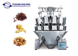 China Food Snack Granule 14 Head Multi Head Weigher 50Hz 10.4in Touch Screen wholesale