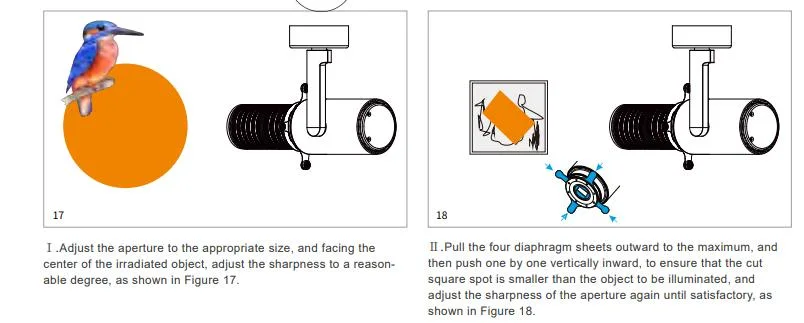 Shapeable LED Spot Track Light 5 Years Warranty With Smart Control 28W Full Cut-Off Luminaire