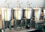 1BBL Pilot Beer Brewing System Mirror Polished Interior Shell SS304 Steam