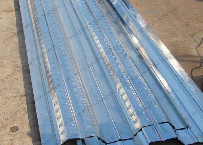 S350 Floor Deck Roll Forming Machine 0.75mm PLC Metal Deck Forming Equipment