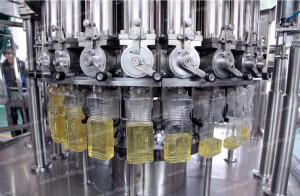 China Plastic PET Bottle SS304 Automatic Oil Filling Machine 18000bph wholesale