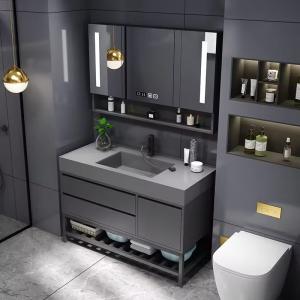China Rectangular 30 Inch Bathroom Vanity Single Cabinet ODM wholesale