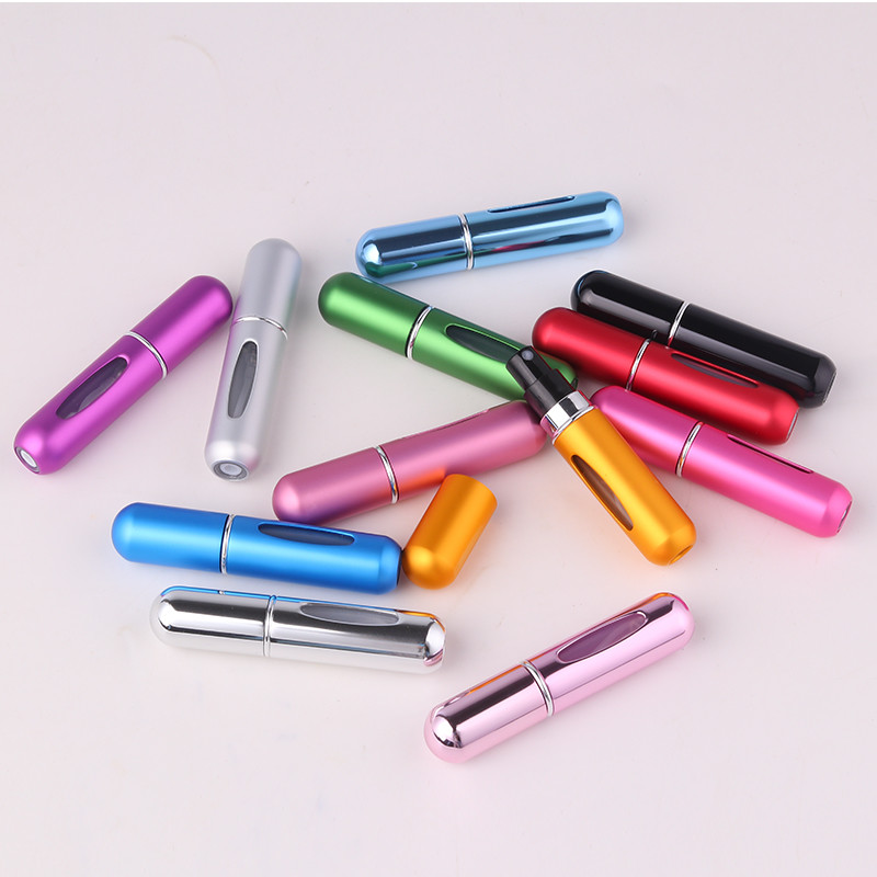 Black Aluminum Pen Perfume Bottle Thick Durable Long Life Span