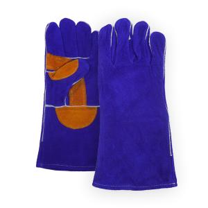 China High Temperature Abrasion Resistant Gloves , Full Protection Safety Leather Working Gloves wholesale