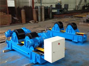 China 30T welding rotator steel wheels Screw adjustment wholesale