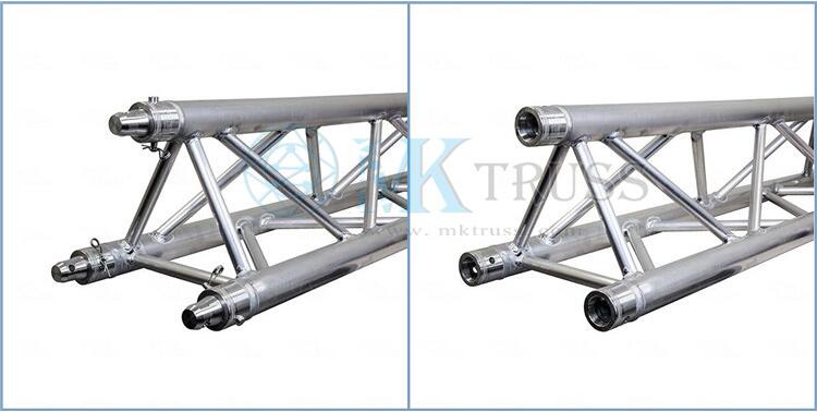 Main Tube diameter 32*2mm Aluminum 6061-T6 Sliver Triangle Truss with 12inch Used Trusses