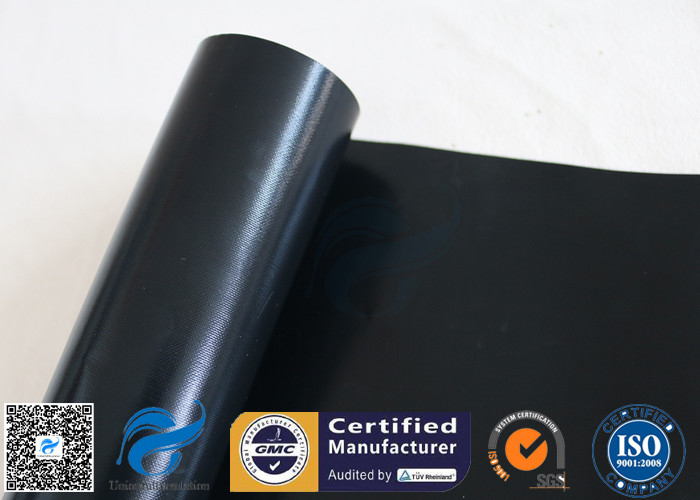 Black PTFE Coated Fiberglass Fabric 0.12mm 50" Non Stick Food Grade