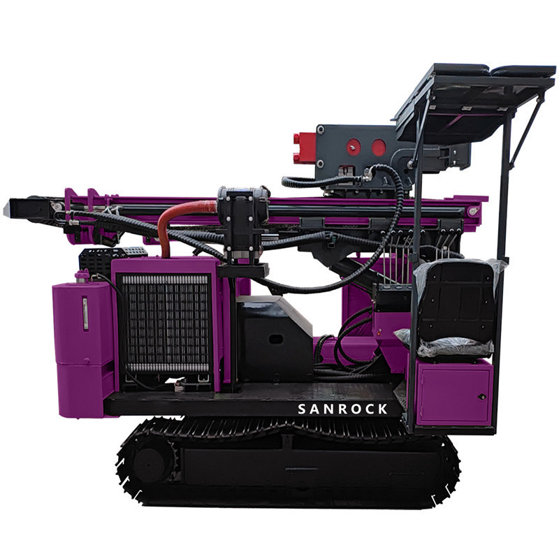 Ground Pile Driver Hydraulic Vibratory Hammer Photovoltaic Solar Pile Driver Machine