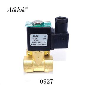 China Normally Closed High Pressure Air Solenoid Valve 16 Bar For Gas / Water / Oil wholesale