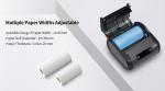 Handheld Mobile 3inch 80mm Portbale Mini Thermal Printer OEM ZJ-8007