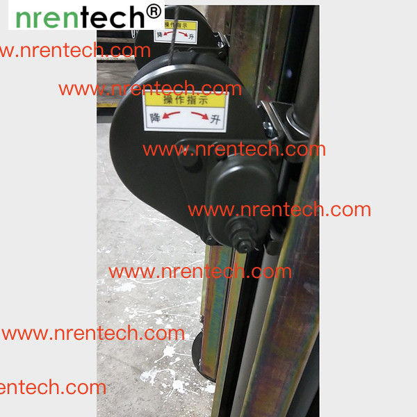 10m antenna mast/ aluminum push up telescoping mast/ telescoping mast/manual crank winch telescopic mast