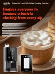 Commercial Milk Coffee Vending Machine With Self-Cleaning System