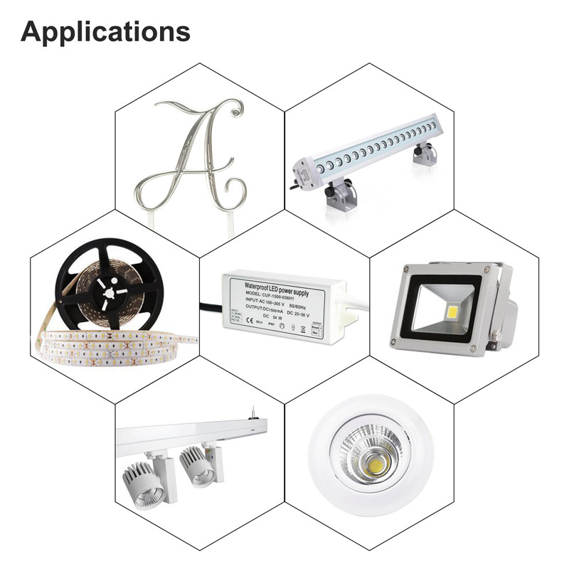 CE IP67 Waterproof Electronic LED Driver 12V 100W Multipurpose