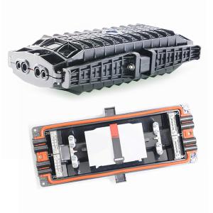 China Inline Type Fiber Optic Fusion Splice Closure 4 In 4 Out Bunchy 96F Ribbon 144F wholesale
