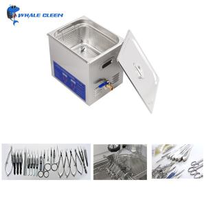 China 10 Liter 200W Medical Ultrasonic Cleaner For Surgical Instrument wholesale