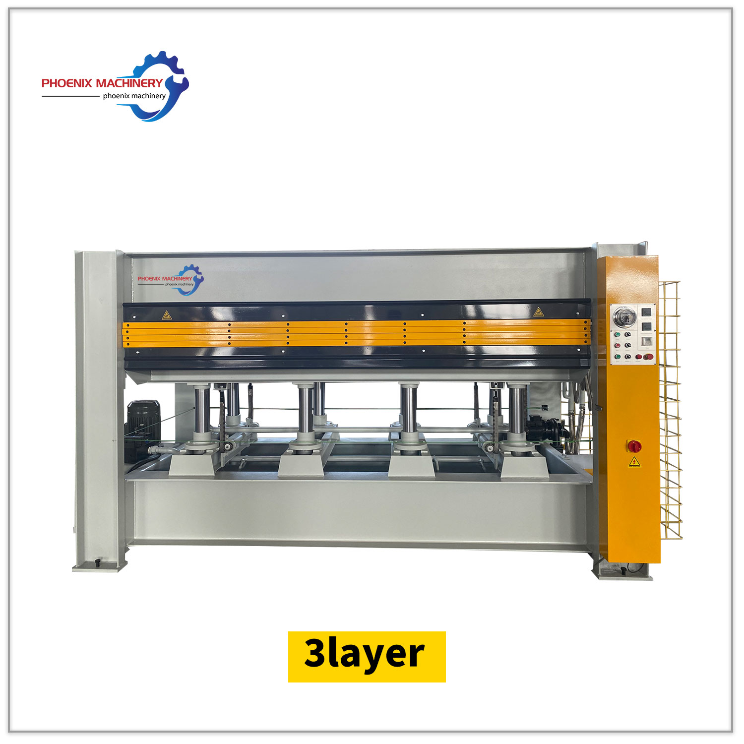 5 Working Layers 5layer Veneer Wood Door MDF Hydraulic Hot Press Machine for Door Making